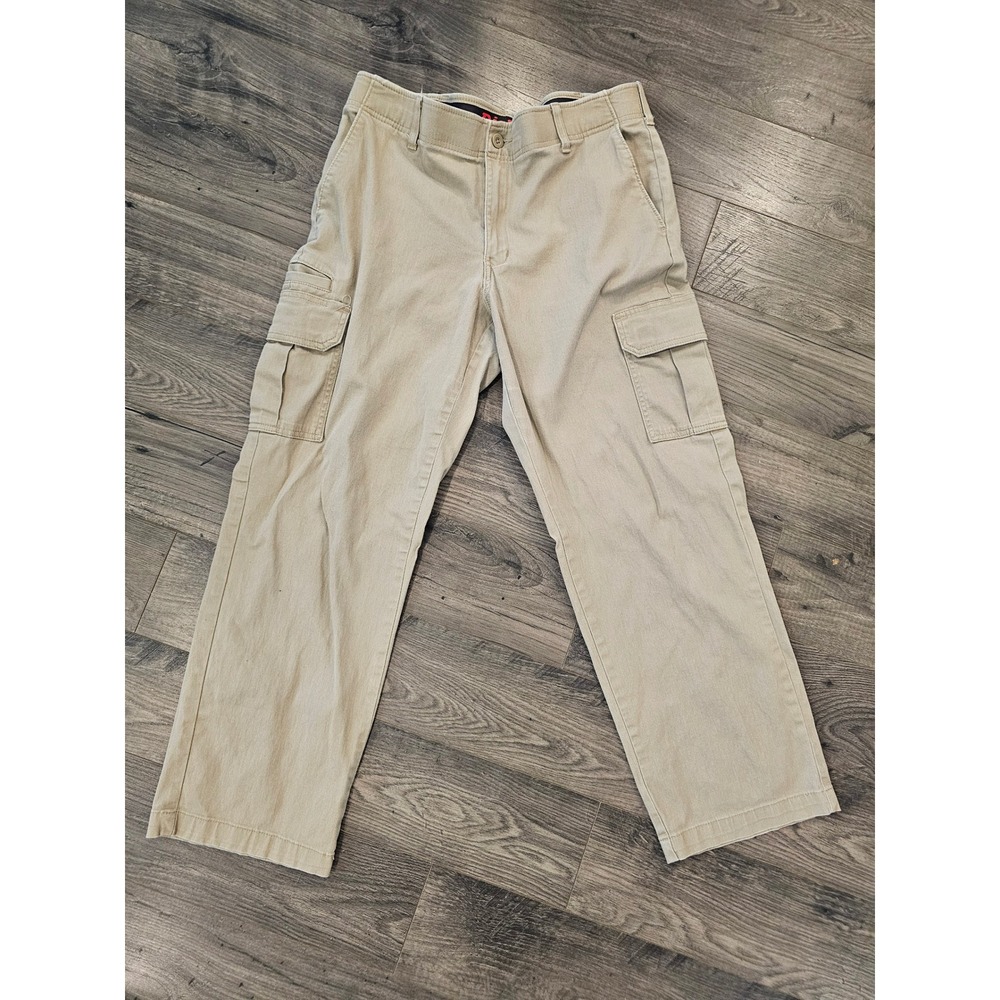 Dickies Flexible & Durable Tan Cargo Pants Men's Size 36x30‎ Relaxed Fit
